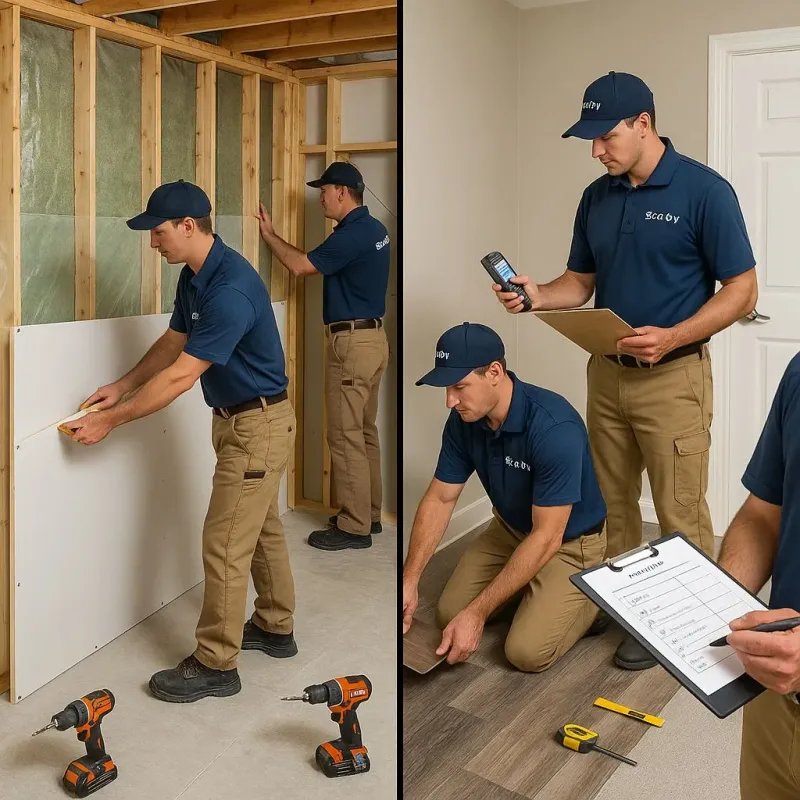 Repairs and Reconstruction process in Athens, TN